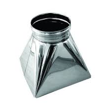 ✅ canne fumarie di qualità tedesca ✅ 25 anni di con noi si ha la garanzia di una buona canna fumaria di qualità ad un prezzo basso. Tramoggia Quadro X Tondo Canna Fumaria Dn 120 Tubo Acciaio Inox 316