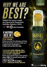 Hair serums do have essential oil extracts in it as well. Sailajah Haircare Serum Shampoo Kajang Posts Facebook