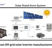 Best Off grid solar inverter manufacturers in India
