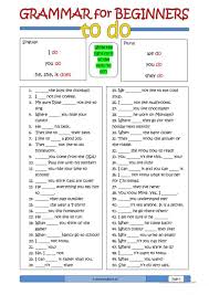 Grammar For Beginners To Do Worksheet Free Esl Printable Worksheets Made By Teachers English Grammar Worksheets Learn English English For Beginners