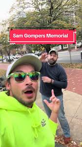 Out at the Samuel Gompers Labor Meorial in DC with @Will Westmoreland and  @defiance13 #labor #removetheregime #dc #union