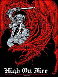 Pin By Adrian Parkinson On High On Fire Sleep Om In 2020 Dragon Warrior Concert Poster Design Concert Posters
