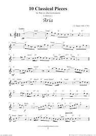 10 Classical Pieces Collection 1 Sheet Music For Flute Solo Or Other Instruments Sheet Music Violin Sheet Music Flute Sheet Music