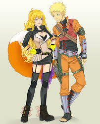 Naruto And Yang Xiao Long Rwby Anime Naruto Naruto Teams