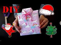 Papier, pochettes cadeau & accessoires. Joli Paquet Cadeau Diy Youtube