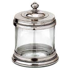 Maybe you would like to learn more about one of these? Toscana Cotton Wool Jar 0 75 L Handcrafted In Italy Pewter Gla