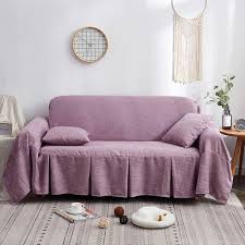 Sex bed inflatable pillow chair sofa adult furniture cuffs cushion for couples. Svetanya Purple Sofa Cover Blankets Cotton Polyester Quilting Sofa Blanket Towel Slipcovers Protect Cover Buy At A Low Prices On Joom E Commerce Platform