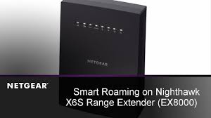 Smart Roaming On Netgear Nighthawk X6s Mesh Wifi Extender Ex8000 Youtube