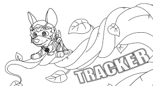Paw Patrol Mighty Tracker Coloring In 2020 Paw Patrol Paw Coloring Pages
