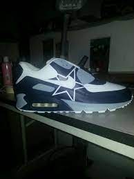 Dallas Cowboys Custom Nike Air Max Hit Me Up For Pricing Vincenzocustoms Gmail Com Dallas Cowboys Shoes Dallas Cowboys Accessories Dallas Cowboys Hats