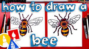 How To Draw A Realistic Bee - Art For Kids Hub - Art For Kids Hub Bee Drawing Art For Kids