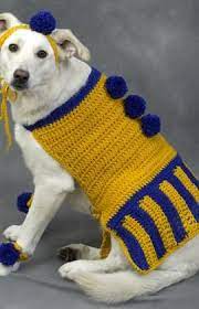 Cheerleader Dog Crochet Pattern It Is Commonly Known That Every Dog S Dream Is To Be A Dallas Cowboys Cheerleader Dog Sweater Pattern Crochet Dog Sweater Large Dog Sweaters