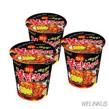Hot Spicy Chicken Noodle 3cupsx70g Buldakbokeum Korean Fire Noodles Ramen Ramyun Korean Noodles Spicy Ramen Noodle Recipes Spicy Chicken