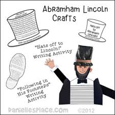Five months before receiving his party's nomination for president, he sketched his life: Abraham Lincoln Crafts And Learning Activities For Children