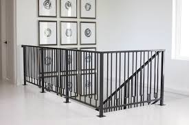 Shop interior railings & stair parts and a variety of building supplies products online at lowes.com. Stocking Residence Custom Black Steel Staircase Railing Factor Fabrication Des Moines Iowa Overall H Factor Fabrication