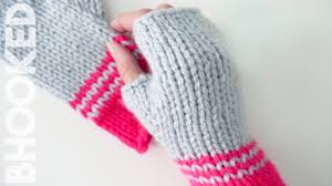 It doesn't matter if you're a fan of super chunky knits or prefer the finer, smoother feel of 3 ply and 4 ply wools, you'll be able to track down a knitting pattern for your next scarf, hat or pair of gloves here. Easy Knit Fingerless Gloves Pattern Tutorial Youtube