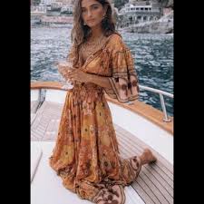 Spell The Gypsy Collective Dresses Nwt Spell The Gypsy Buttercup Gown In Sunrise Poshmark