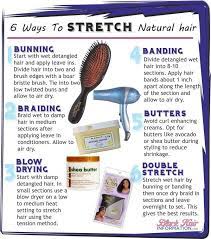 6 Ways To Stretch Natural Hair Bunning Braiding Blow Drying On Low Banding Butters Double Stretch Naturalhairu Dogal Sac Kivircik Sac Dogal Sac Bakimi