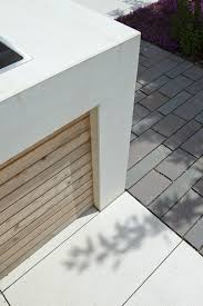 Outdoor Kuche Gartenkuche Aus Hellem Sichtbeton