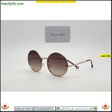 نظارات ديور نسائي dior درجه اولى مع كامل ملحقاتها و بنفس الاسم هدايا هنوف glasses oval sunglass sunglasses
