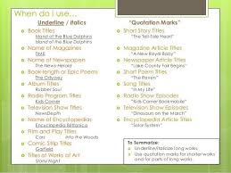 Image Result For Quotations Vs Underline Image Result For In 2020 Quotation Marks Quote Book Titles Essay