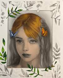 WIP update while watching Teaching Adult Coloring With ILene Vick aka the  “Queen Of Custom Coloring” Book Angelic Beauties 2 by Rachel Mintz