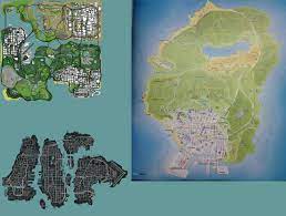 Im currently trying to convert my sa into a gta iv, and im looking for a map of liberty city to replace san andreas. Gta Iv Liberty City Vs Gta V Los Santos Ign Boards