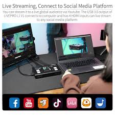 The following examples show how to use android.media.audiotrack#mode_stream. Live Streaming Switcher Livepro L1 V1 Video Mixer Hdmi Multi Format Studio Record Preview Mode For Dslr Camera Dhabidu