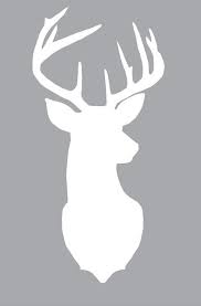 Schablonen wand ausdrucken kostenlos schiebegardinen ideen. Freebie Deer Silhouette Hirsch Silhouette Ausdrucken Adventskalenderturchen