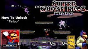 Dec 03, 2001 · accepted answer. Super Smash Bros Melee How To Unlock Falco Youtube