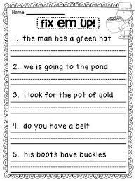 St Patrick S Day Math And Literacy March Activities No Prep First Grade Writing 1st Grade Writing Kindergarten Writing
