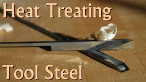 heat treating 01 tool steel plane blank irons at home