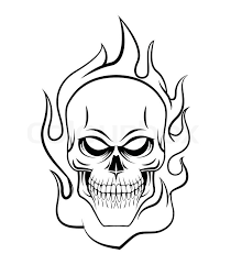 Check spelling or type a new query. Skull Fire Stock Vector Colourbox