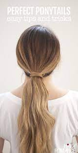 Perfect Ponytails How To Use A Hair Bungee And Hide Your Hair Elastic Hair Romance Perfect Ponytail Hair Romance Simple Ponytails