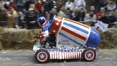 Soap box derby cars hang from the walls, and even upside down from the ceiling, to the surprise of some past champions, said joe. 43 Soapbox Inspiration Ideas Soap Boxes Soap Box Cars Soap Box Racer