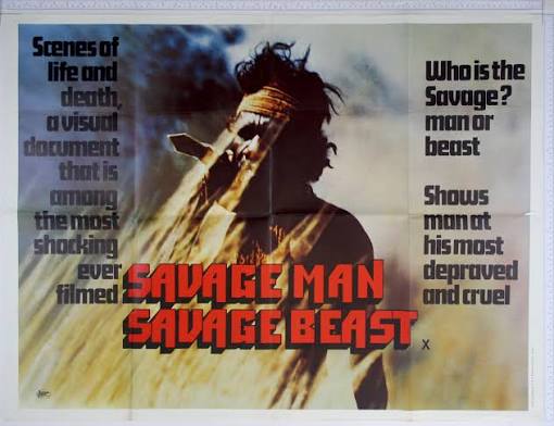 Savage Man Savage Beast (1975) UK Quad Poster – Horror Poster Emporium