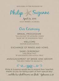 Our Beach Wedding Program Beach Wedding Programs Wedding Programs Wedding Beach Ceremony