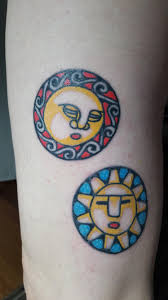 Pachamama was an agricultural deity worshiped with regard to fertility and the protection of the crops…. Sun And Moon From My Toddler S Book About Pachamama About One Week Healed Welldone Tattoos In Buenos Aires Tattoo