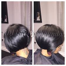 Short Sassy Black Bob Haircut Hairbyshaunda Saloncass Shaunda Cass Located At Salon Cass In Mil Short Pixie Haircuts Black Bob Haircut Weave Hairstyles