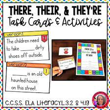 Homophone Practice With There Their And They Re Simple Subject And Predicate Homophones Simple Subject