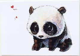 Рисунок милой панды