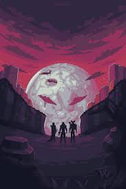 Gif Erakish Pixel Art Landscape Pixel Art Design Cool Pixel Art