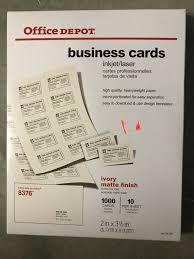 Standard 12pt or premium 16pt. 2in 23004 Office Depot Matte Business Cards Ivory Pack Of 1 000 X 3 1 2in Paper Office Products Olharcidadao Com Br