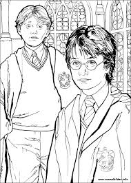 Kostenlose ausmalbilder und malvorlagen zum drucken ffürr kinder. Harry Potter Malvorlagen