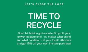 H M Coupon 15 Off Coupon Recycle Program Coupons H M Promo Codes