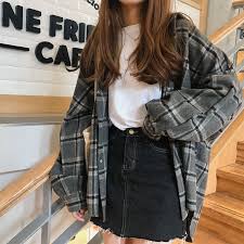So far yesstyle has been the only site that i shopped for ab as they carried some of the brands that others don't. Dute Plaid Shirt Yesstyle Outfit Koreanische Modestile Outfit Ideen