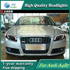 Jgd Brand New Styling For Audi A4 B7 Led Headlight 2005 2008 Headlight Bi Xenon Head Lamp Led Drl Car Lights Audi A4 B7 Car Lights Audi