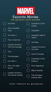 Update Marvel Favorite Movies Instagram Story Template Netflixmovies Update Marvel Favorite Movies Disney Movies List Instagram Story Template Instagram Story