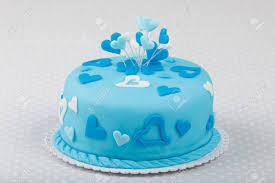 Maybe you would like to learn more about one of these? Birthday Valentine Cake In Blue Color Love Concept Stock Photo Picture And Royalty Free Image Image 94739085