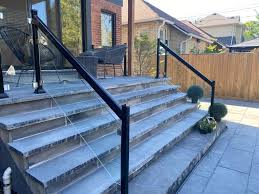 A chic alternative to pine square balusters, these 3/4 in. Deck Railing Ideas Terrace Aluminum Railings